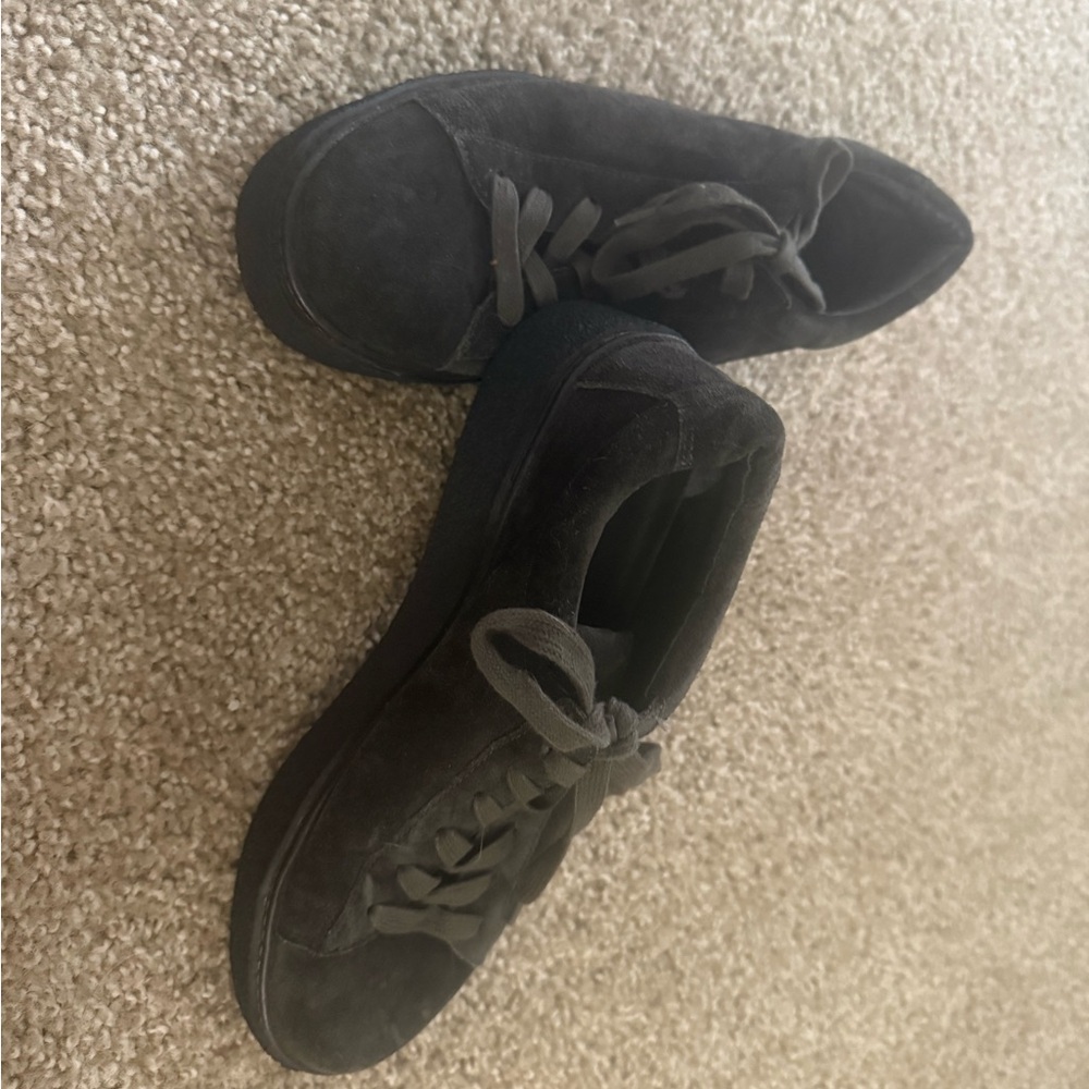 Black Suede Sneakers